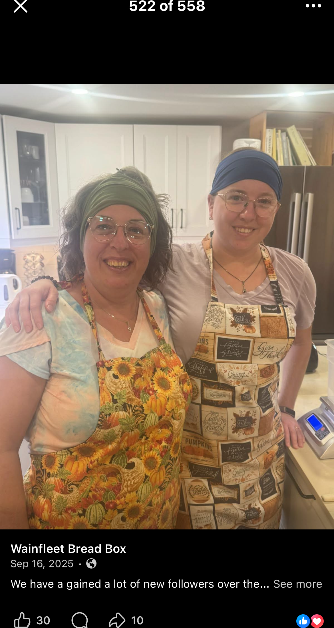 Charlene and Nadine, bakers at Wainfleet Bread Box